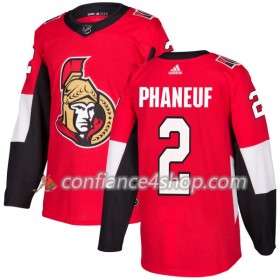 Adidas Maillot de Hockey Ottawa Senators Dion Phaneuf 2 2017-2018 Rouge Authentic - Homme